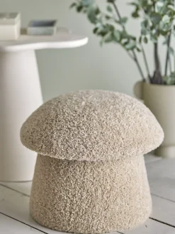 Bocca Pouf Nature Polyester - Bloomingville
