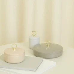 Boite en acier gris clair S Ring gris clair - Normann Copenhagen