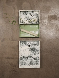 Boite en résine off-white 15x20x4,9cm Mist - Ferm living