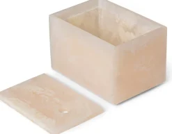 Boite en résine rose 15x10x9,4cm Mist - Ferm living