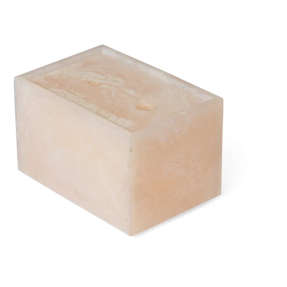 Boite en résine rose 15x10x9,4cm Mist - Ferm living