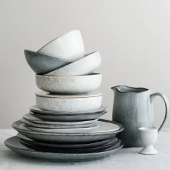 Bol avec 3 petits pieds en grès 8 cm Nordic Sand - Broste Copenhagen