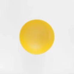Bol 22 cm en céramique jaune Strøm - Raawii