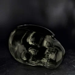 Bol crâne noir Memento - Nude Glass