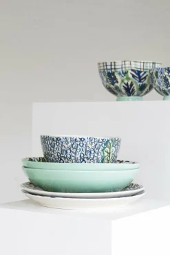 Bol en grès bleu vert 13 cm Kimono - Serax