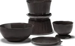 Bol en grès vitré marron foncé 21cm La Mère - Serax