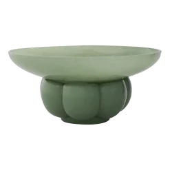 Bol en verre vert 33x15cm Uva - AYTM
