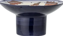 Bol à piédestal en grès noir et bleu marine 29x15cm Myrna - Bloomingville