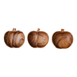 Bol à pommes en acacia L - HKLIVING