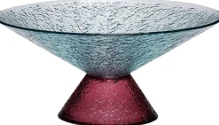 Bol rond en verre rouge 25x12 cm Bonbon - Hübsch