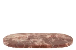 Bols et plateau en marbre rose 23x12x6,5cm Coletta - Versmissen