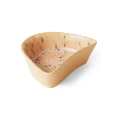 Bol à tapas en grès beige Shell Speckled - HKLIVING