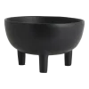 Bol trois pieds noir 18 cm Lamu - Nordal