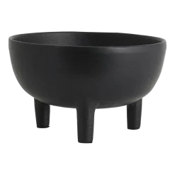 Bol trois pieds noir 18 cm Lamu - Nordal