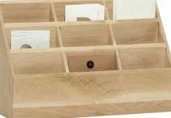 Boîte à archives en bois de chêne - Hübsch