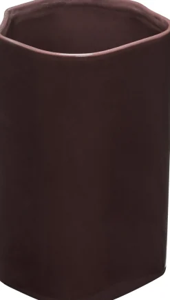 Boîte avec couvercle en poudre de pierre rouge 26 cm Amare- Hübsch