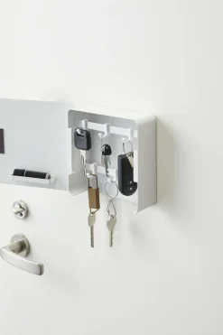 Boîte à clés magnétique en acier blanc Tower - Yamazaki