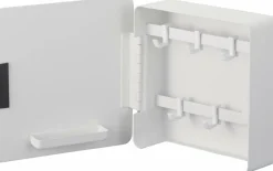 Boîte à clés magnétique en acier blanc Tower - Yamazaki