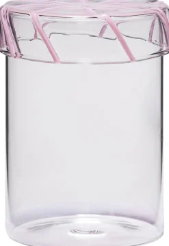 Boîte de conservation Heir Medium Pink - Hübsch