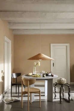 Boîte de rangement en grès noire et blanche Inlay - Ferm Living