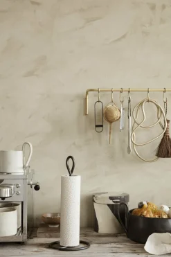 Boîte de rangement en grès noire et blanche Inlay - Ferm Living