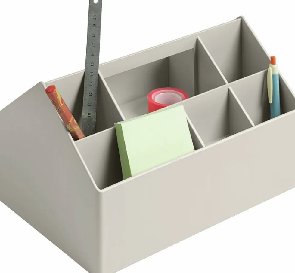 Boîte à outils en plastique recyclé grise Sketch - Muuto