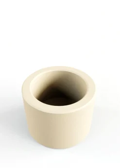 Bougeoir 1 bougie en acier beige cashew 3x2,2cm Noa - Metallbude