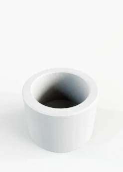 Bougeoir 1 bougie en acier blanc 3x2,2cm Noa - Metallbude
