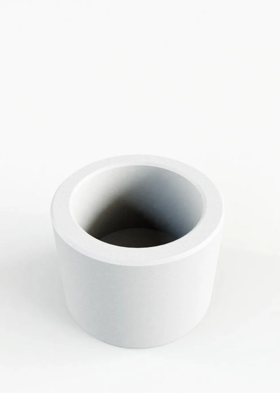 Bougeoir 1 bougie en acier blanc 3x2,2cm Noa - Metallbude
