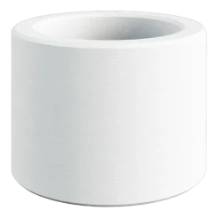 Bougeoir 1 bougie en acier blanc 3x2,2cm Noa - Metallbude