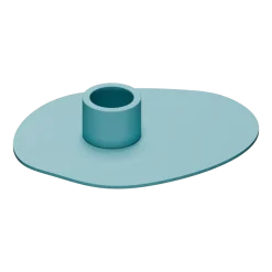 Bougeoir 1 bougie en acier blueberry soda 3cm Noa - Metallbude