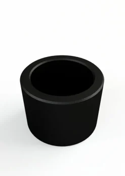 Bougeoir 1 bougie en acier noir 3x2,2cm Noa - Metallbude