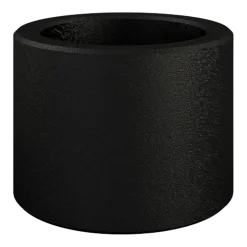 Bougeoir 1 bougie en acier noir 3x2,2cm Noa - Metallbude