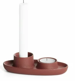 Bougeoir double Bordeaux Aye Aye! - Emko