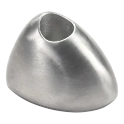 Bougeoir en aluminium poli mat Out Of Lines 01 - Serax