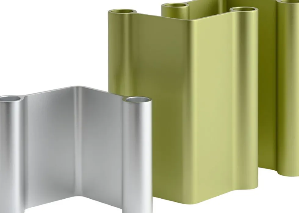 Bougeoir en aluminum anodisé 10x11cm Pair - Muuto