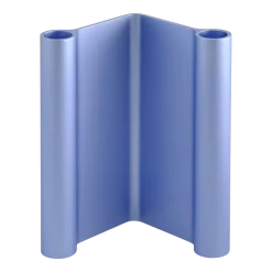 Bougeoir en aluminum bleu clair 10x18cm Pair - Muuto
