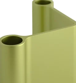 Bougeoir en aluminum vert 10x11cm Pair - Muuto