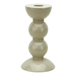 Bougeoir en bois cappuccino 14 cm Bobbin - Addison Ross