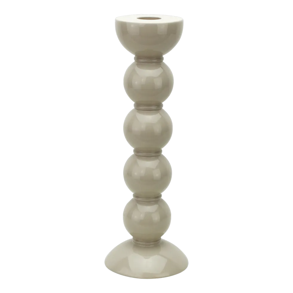 Bougeoir en bois cappuccino 24 cm Bobbin - Addison Ross