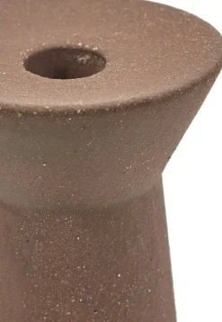 Bougeoir en grès rouge brique 21,5cm Marie-Ann - Serax