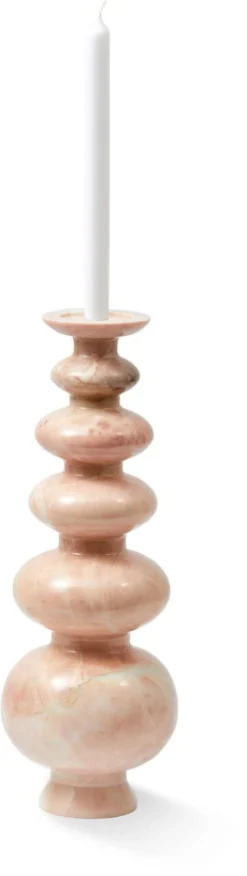 Bougeoir en marbre rose Heritage - Pols potten