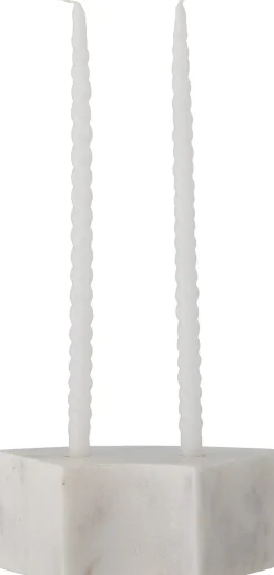 Bougeoir Florida Marbre blanc - Bloomingville