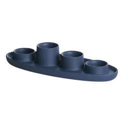 Bougeoir quadruple bleu marine Aye Aye! - Emko
