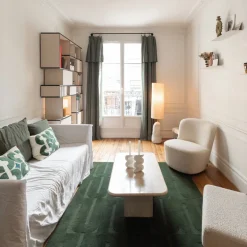 2 Bougeoirs en céramique blanc crème Ganache - Cosin Paris