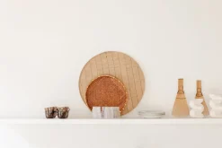 2 Bougeoirs en céramique blanc crème Ganache - Cosin Paris