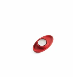 Bougeoir simple rouge Aye Aye! - Emko