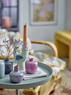 Bougeoir Trudy Grès Bleu - Bloomingville