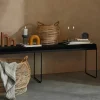 Bougie orangée incurvée Bend - Broste Copenhagen