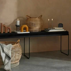 Bougie orangée incurvée Bend - Broste Copenhagen